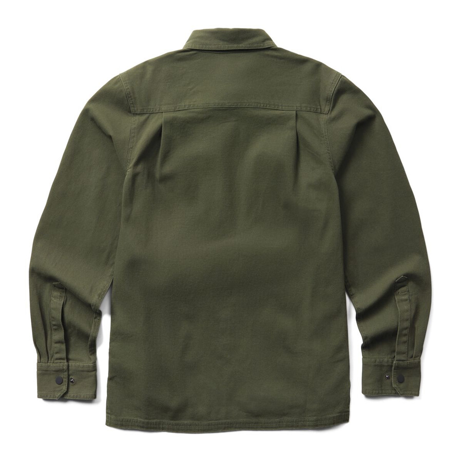 la trucha arco iris estirar el lienzo overshirt