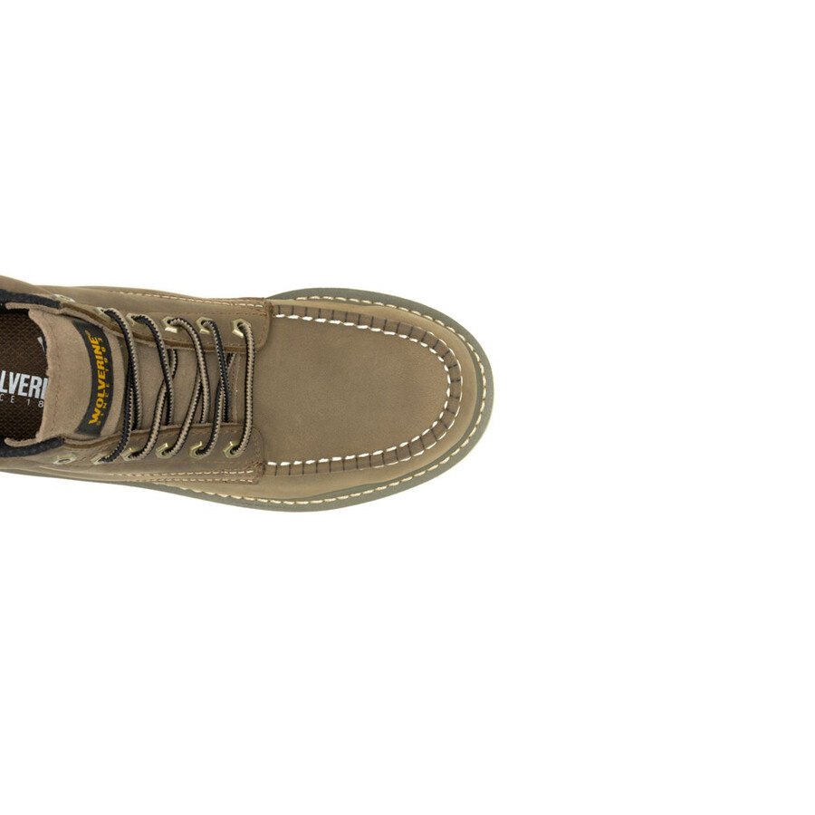aprendiz de cuña de 6 moc toe-bota de trabajo