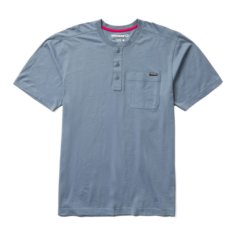 clásico manga corta henley
