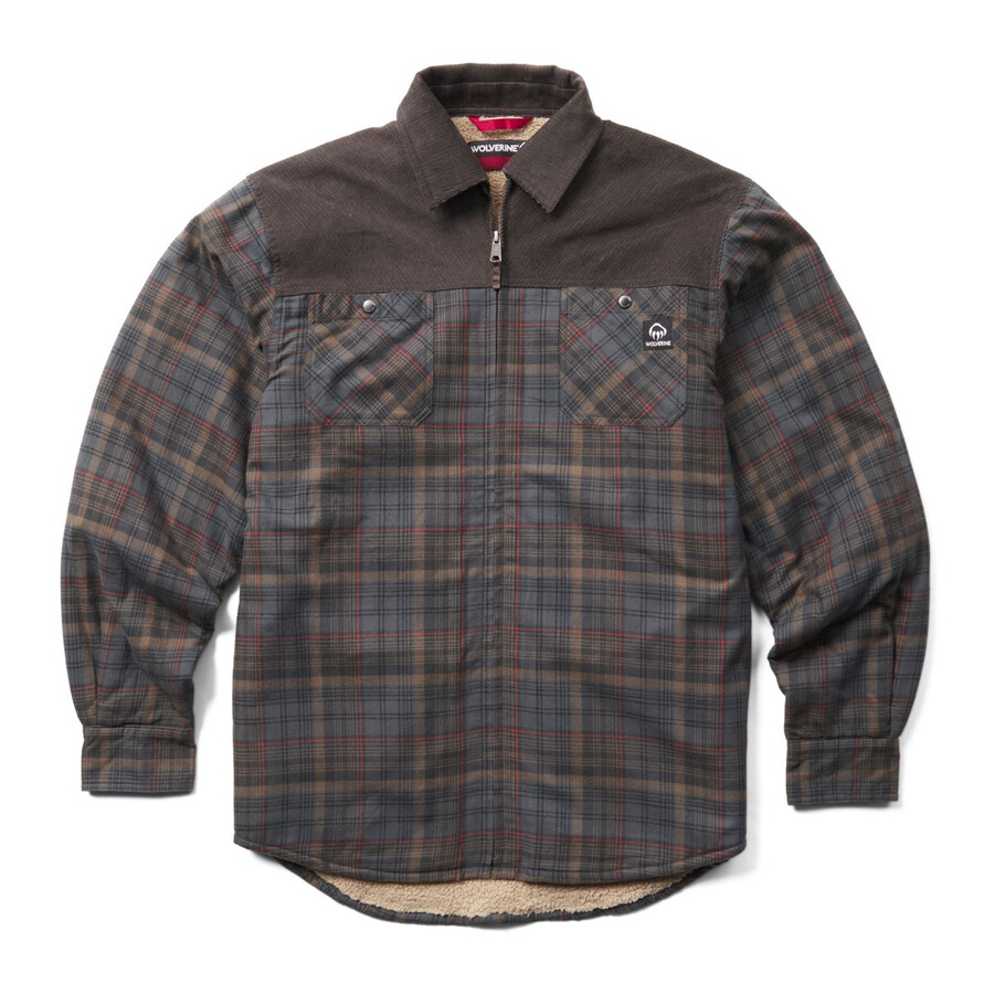 marshall iii sherpa zip camisa jac