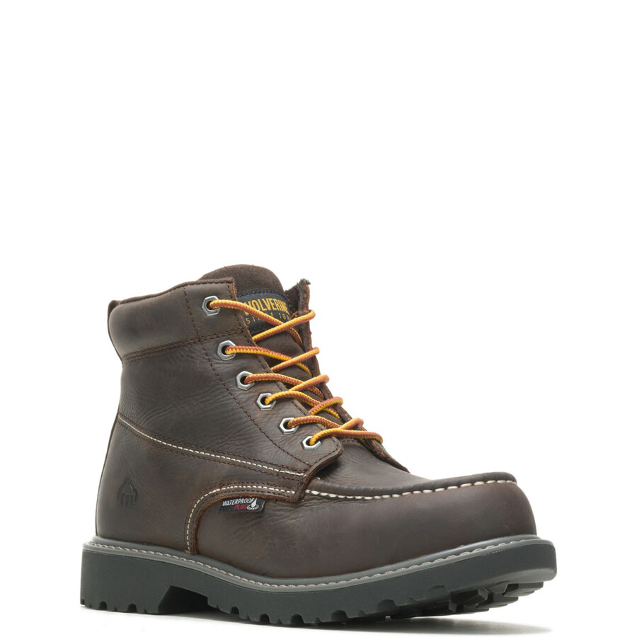 floorhand moc toe-6 de acero puntera de la bota de trabajo