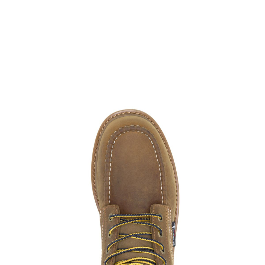 wolverine x valientes de la universidad de michigan floorhand moc toe bota de trabajo