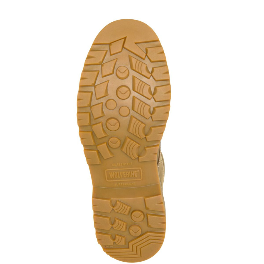 wolverine x valientes de la universidad de michigan floorhand moc toe bota de trabajo