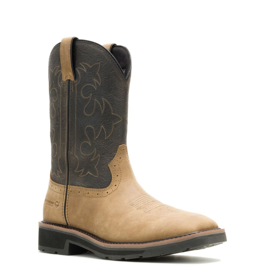 wolverine x jordan davis ganadero fleur-de-lis suave-toe impermeable wellington