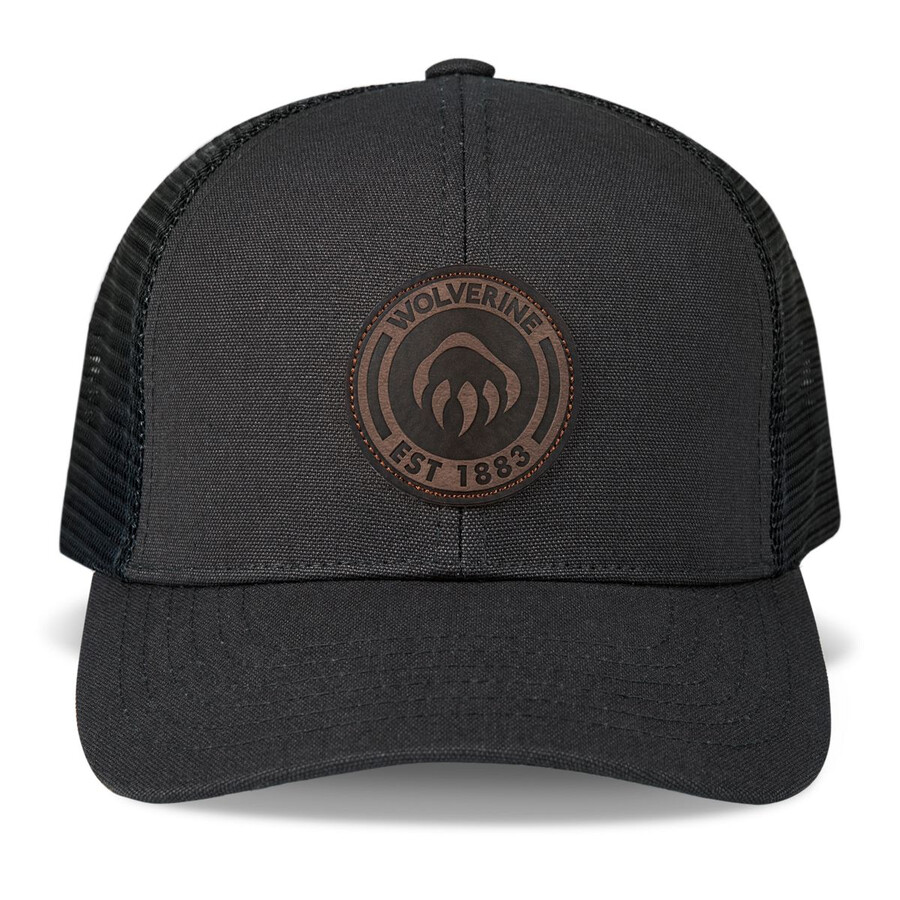1883 parche de cuero gorra de camionero
